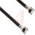 Amphenol RF - A-2PA-081-250B2 - 250 mm AMMC Right Angle Plug to AMMC Right Angle Plug on 0.81 mm Micro-cable|70462152 | ChuangWei Electronics