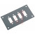 RS Pro - 6118214 - 4way faceplate for mini skt w/brackets|70646188 | ChuangWei Electronics