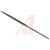 Apex Tool Group Mfr. - 37814 - Half Round Cut No. 2 6 1/4 in. Round Handle NeedleFile Nicholson|70220454 | ChuangWei Electronics