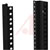 Hammond Manufacturing - RCHR1928 - RCHS/RCHV 27.5 inch Round Hole Punched Black Panel Mounting Rails|70166540 | ChuangWei Electronics
