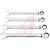 Apex Tool Group Mfr. - FR4 - Crescent Vanadium Steel 4-Pcs SAE 3/8in. to 9/16in. Combo Ratchet Wrench Set|70222260 | ChuangWei Electronics