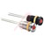 Arcolectric - LH1048WL37007 - Wire Leads Chrome 12VDC Red LED,T1-3/4 Optoelectronic,Indicator|70377476 | ChuangWei Electronics