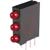 Kingbright - WP934SA/3SRD - PCB Mount 3 LEDs 3mm (T-1) Red Right Angle PCB LED Indicator WP934SA/3SRD|70063012 | ChuangWei Electronics
