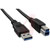 Qualtek Electronics Corp. - 3023027-03M - 30/30/24 AWG 3 meters black USB 3.0 A male to B male|70407726 | ChuangWei Electronics