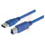 L-com Connectivity - CAU3AB-2M - CBL USB 3.0 TYPE A/B 2 MTR|70126745 | ChuangWei Electronics