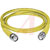 Aim Cambridge-Cinch Connectivity Solutions - 73-6314-3 - 3 feet length yellow boots yellow rg59 cable bnc plug to bnc plug cable assemby|70080936 | ChuangWei Electronics
