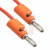 Pomona Electronics - B-8-3 - 8 Inch Orange Patch Cord Banana Plug|70197718 | ChuangWei Electronics