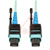 Tripp Lite - N846-05M-24-P - 5M MTP / MPO Patch Cable 100GBASE 24 Fiber OM3 Plenum Aqua 16ft|70590820 | ChuangWei Electronics