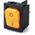 Marquardt Switches - 1835.3114 - 6.3 QC Orange I/O Legend 230V Illum 250VAC 16A IP40 ON-OFF DPST Rocker Switch|70459109 | ChuangWei Electronics