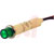 Wamco Inc. - WL-2191L5-24V - 22AWG Wire Lea Lens, High Hat 24V-28V 0.31in. Green LED Indicator, Pnl-Mnt|70117807 | ChuangWei Electronics