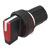 EAO - 45-280S.1C20.003 - red 2x45 Grad (V-Pos) Short hndl Selector actuator; 3 Pos.; spr return L/R|70734457 | ChuangWei Electronics