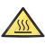RS Pro - 8134445 - 100x100mm Hazard Warning Hot Surface Hazard Sign with Pictogram Only Vinyl|70656035 | ChuangWei Electronics