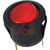 Carling Technologies - LRRB12-2B-JN - 125V Neon Red 10 Amps On-None-Off Illuminated Round Rocker Switch|70131778 | ChuangWei Electronics
