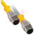 TURCK - WKB 5T-10 - U2505 Yellow PVC 10 Meter 5Wire 1/2-20UN Female Right Angle Cordset|70259275 | ChuangWei Electronics