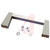 Hammond Manufacturing - 1427TGC - M4-10 0.52 in. 1.64 in. 5 in. Bar Handle Anodized Aluminum (Bar) Handle|70163867 | ChuangWei Electronics