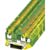 Phoenix Contact - 3209565 - 5.2mm W Green-Yellow 26-12 AWG Push-In Conn Ground DIN Rail Term Blk Conn|70170233 | ChuangWei Electronics