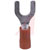TE Connectivity - 34156 - Stud Sz 10 Red 22-16AWG Spade Tongue Terminal|70084093 | ChuangWei Electronics