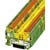 Phoenix Contact - 3205035 - 5.2mm W Green-YL 24-16 AWG 2 QuickConn Ground DIN Rail Term Blk Conn|70169620 | ChuangWei Electronics