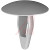 Essentra Components - MMB-136-01 - Hardware; Mini Mounting Button; Natural; Dia. Disc=0.41in.; Length, Tab=0.44in.