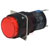 IDEC Corporation - AL6M-P4-R - Quick Connect IP40 24 VAC/DC Round 16 mm LED Red Pilot Light Indicator|70174688 | ChuangWei Electronics
