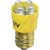 SloanLED - 160-1203 - 22 Deg 2500 mcd 25 mA 120 VAC/VDC Clear Yellow Cand Screw T-4 1/2 Lamp, LED|70015561 | ChuangWei Electronics