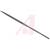 Apex Tool Group Mfr. - 37486 - Flat Cut No. 4 5 1/2 in. Round Handle NeedleFile Nicholson|70220433 | ChuangWei Electronics