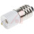 RS Pro - 207523 - 6 Vac/Vdc 10mm dia. 6.3 mm Lamp Single Chip White E10 LED Indicator Lamp|70636896 | ChuangWei Electronics