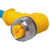 TURCK - WK 4.4T-1 - U2429 PVC Gray 1 Meter 4 Wire M12 Female Right Angle Cordset|70255171 | ChuangWei Electronics