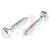 RS Pro - 825039 - 10mmx50mm Zinc plated & clear Passivated Steel Coach Screw|70789505 | ChuangWei Electronics