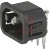 Schurter - 6130.5615 - 250V ac 15(UL & CSA)A Rated At10(IEC)A PCB Pin Term C14 IEC Conn Plug|70435426 | ChuangWei Electronics