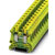 Phoenix Contact - 3044173 - 10.2 mm W Green-Yellow 20-6 AWG Screw Feed Thru DIN Rail Term Blk Conn|70169581 | ChuangWei Electronics