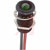 SloanLED - 252-122 - 0.5InH 0.06InT 6In Wire Lead T 1-3/4 12VDC 5/16In Green LED Indicator,Pnl-Mnt|70015881 | ChuangWei Electronics