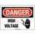 Panduit - PPS0710D76 - HIGH VOLTAGE with hand symbol DANGER Header Polyester Adhesive Sign|70386999 | ChuangWei Electronics