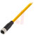 Balluff - BCC0AUM - PVC 5m 3 cond. M8 Female to Cut-end; Yellow Cordset|70375596 | ChuangWei Electronics