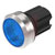 EAO - 45-2T07.30J0.000 - 22.5mm Blue LED Front Face Illum Trans Clear Sandgrey Metal Actuator Indicator|70734715 | ChuangWei Electronics