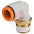 SMC Corporation - KQ2L11-02A - Brass 1/4-in Connection Diameter 3/8-in Tube Union Elbow One-Touch Fitting|70335913 | ChuangWei Electronics