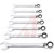 Apex Tool Group Mfr. - FRRM7 - Crescent Steel 7-Pcs Metric Combo Reverse Ratchet Wrench Set with Blow Mold Case|70223475 | ChuangWei Electronics