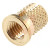 RS Pro - 278613 - M5 flange Brass push in expansion insert|70278635 | ChuangWei Electronics