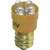 SloanLED - 160-124 - 22 Deg 2500 mcd 25 mA 12 VAC/VDC Clear Amber Cand Screw T-4 1/2 Lamp, LED|70015548 | ChuangWei Electronics