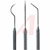 GC Electronics - 12-2270 - Curved Hooked Straight Set of 3 Pick Probes|70159747 | ChuangWei Electronics