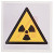RS Pro - 8134467 - 100x100mm Hazard Warning Warning: Radioactive Material Sign Vinyl|70656042 | ChuangWei Electronics