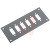 RS Pro - 6118208 - 6way faceplate for mini skt w/brackets|70646187 | ChuangWei Electronics