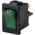 Marquardt Switches - 1855.1108 - 4.8 QC O Legend Green 230V Illuminated 250VAC 4A IP40 ON-OFF DPST Rocker Switch|70459166 | ChuangWei Electronics