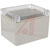 Bud Industries - PN-1328-C - PN Series 4.53x3.54x3.15In Gray/Clear Lid Polycarbonate,UL94HB Box-Lid Enclosure|70148402 | ChuangWei Electronics