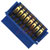Amphenol FCI - 65801-037LF - 0.33mmCblDia 1Row Blue Clincher 8Cnts CblRECP BrdtoCbl Rect Conn|70247679 | ChuangWei Electronics