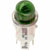 VCC (Visual Communications Company) - 1053QA5 - 0.187 Terminals Lens,Dome 208-250VAC 0.500 In Green Neon Indicator, Pnl-Mnt|70130376 | ChuangWei Electronics