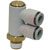 SMC Corporation - KQ2VD08-03AS - w/Seal Brass Screw Conn. R/Rc 3/8 8mm Tube Univ. Double Elbow One-Touch Fitting|70335958 | ChuangWei Electronics