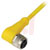 Balluff - BCC05TJ - PVC 5m 4 cond. M12 Female to Cut-end; Yellow Cordset|70375570 | ChuangWei Electronics