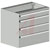 Sovella Inc - 60849101 - 132 lbs/ drawer capacity 100% opening 5x3.94 Drawer unit 75/56-1|70742312 | ChuangWei Electronics