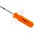 Apex Tool Group Mfr. - CMB4V - Carded Orange Handle 4-In-1 Interchangeable Bit Screwdriver Crescent|70222104 | ChuangWei Electronics